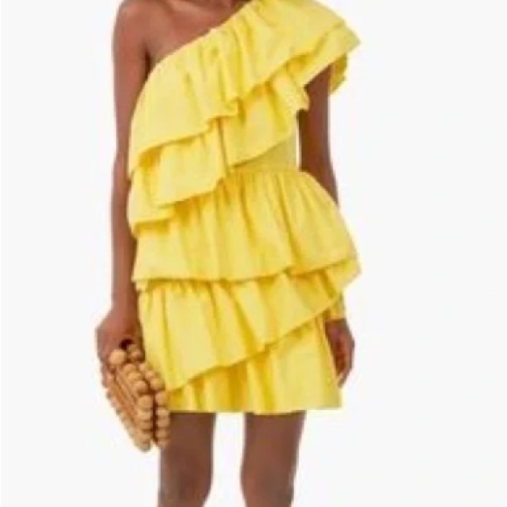 Tuckernuck Hyacinth House YELLOW RUFFLE SOFIE MINI DRESS × 1
Yellow / S